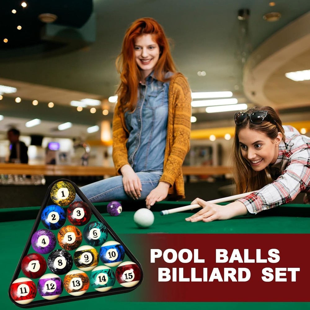 71-Piece Pool Table Accessories Gift Set - Complete Billiard Kit