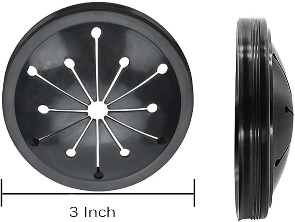 3 Inch Garbage Disposal Splash Guard Collar Sink Stopper Universal Rubber