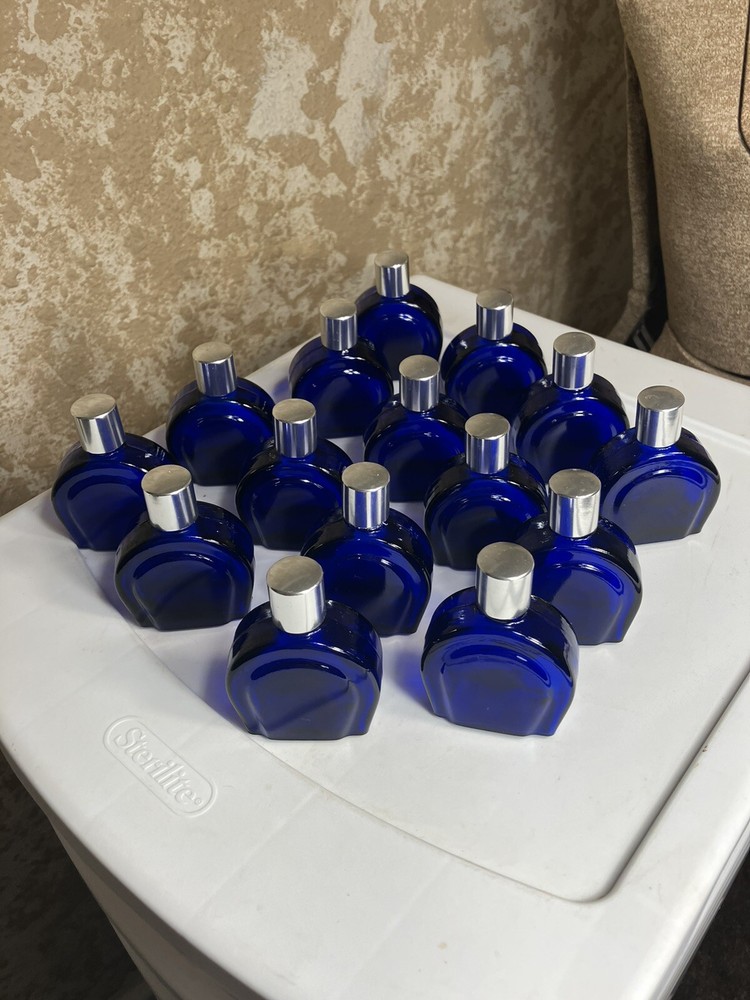 Small Empty Colbert Blue Pre-Owned Bottles
