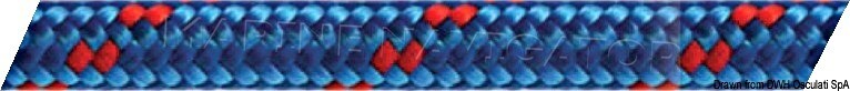 Osculati Double Braid Blue 12 mm