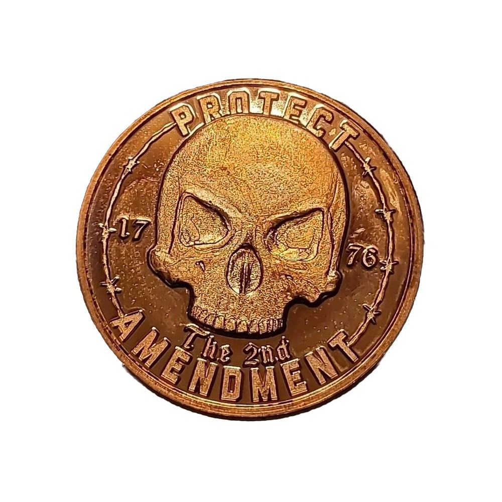 1 oz Copper Round - Protect the 2nd Amendment