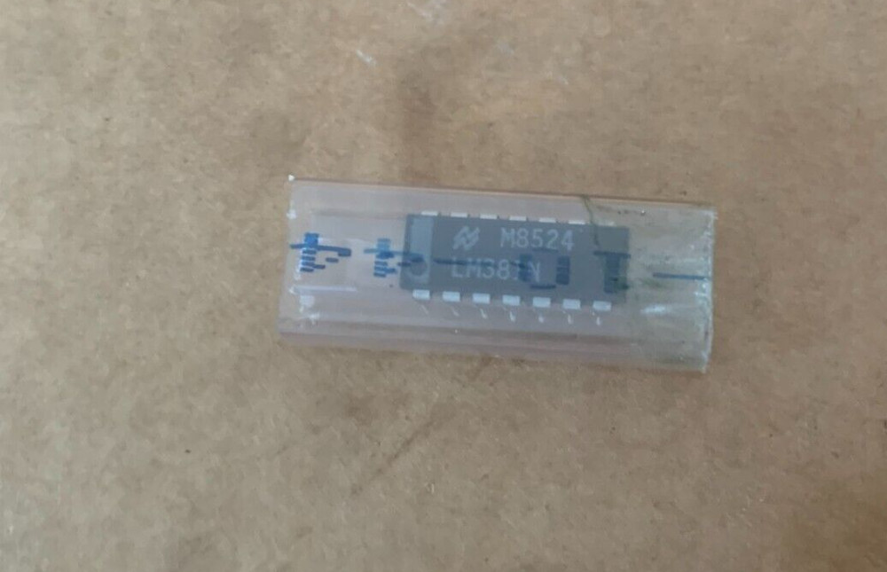 National SemiConductor Microcircuit Linear LM381 Low Noise Dual Preamplifier x10
