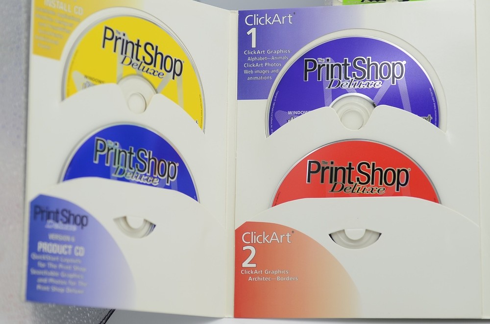 The Print Shop Deluxe Version 6 Windows 95 CD-ROM