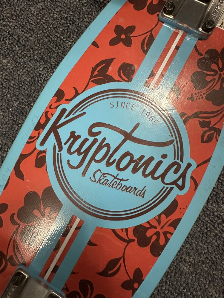Nice Kryptonics Mini Cruiser 26" Skateboard Alloha Hawaii Pattern