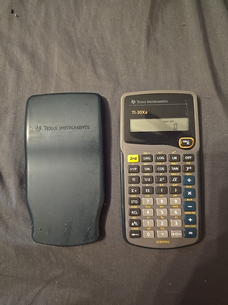 Texas Instruments TI-30XA Solar Scientific Calculator Tested