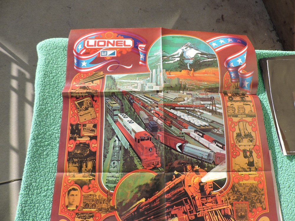 4) - 2) LIONEL 1971 CATALOGS & 2) 1970 POSTERS