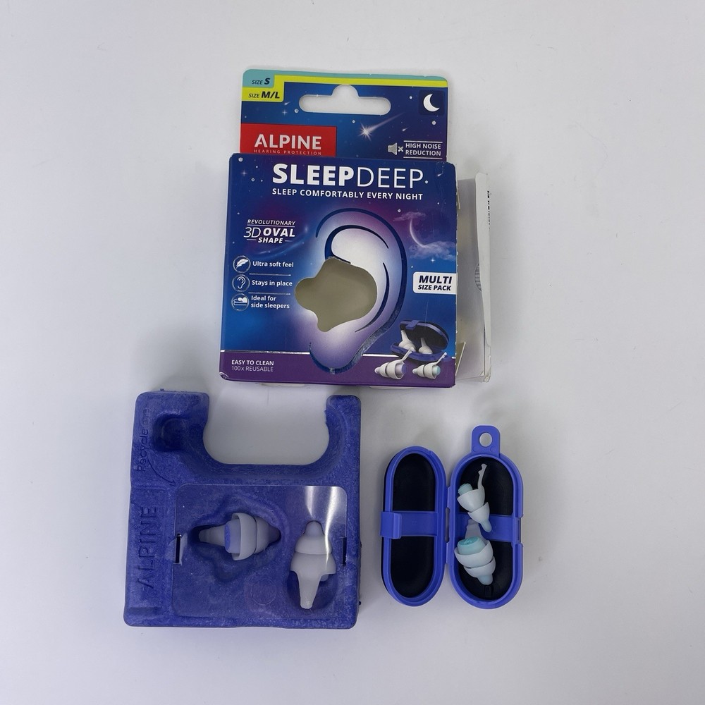 Alpine SleepDeep Multisize - Soft Ear Plugs for Sleeping and Concentration