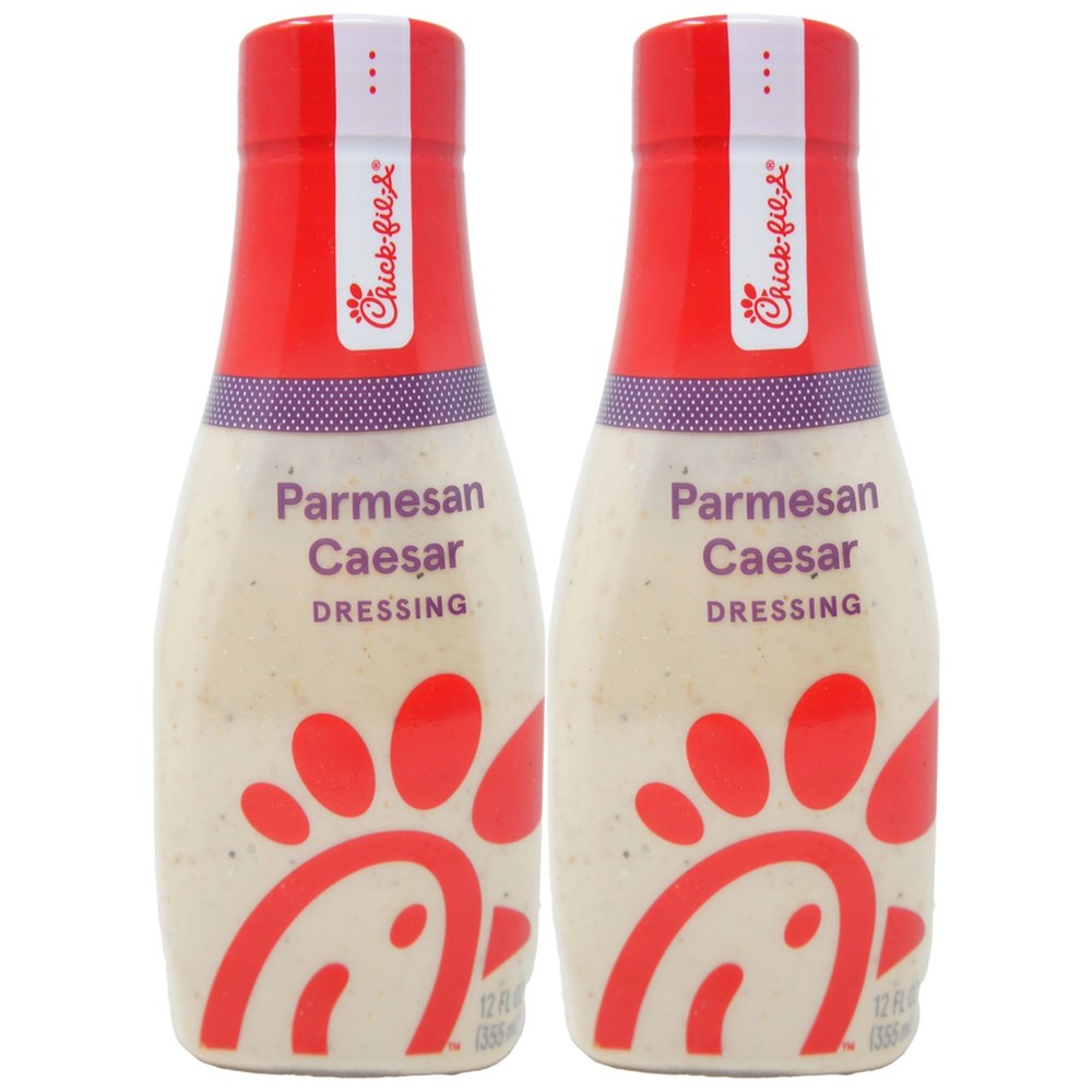 Chick-fil-A Parmesan Caesar Salad Dressing 12oz Bottles - 2 Pack