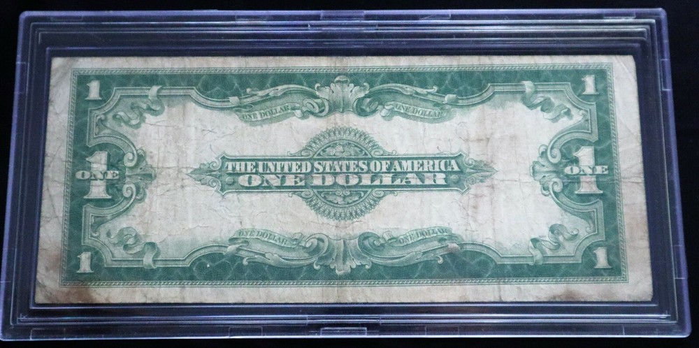 1923 $1 LARGE SIZE NOTE, SILVER CERTIFICATION, CIRCULATED CONDITION