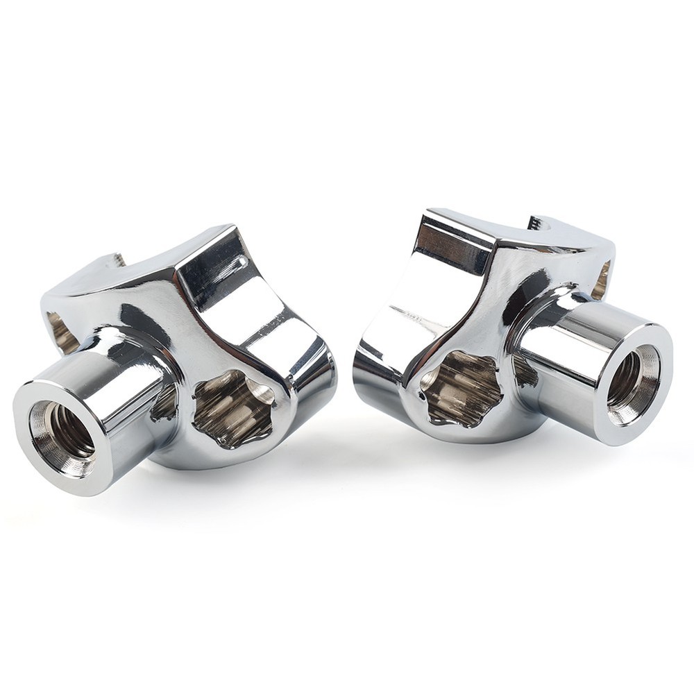 1.7 Tall Handlebar Risers For Harley Softail Dyna Street Bob