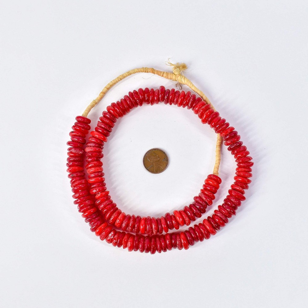 Ghana Annular Red Trade Beads