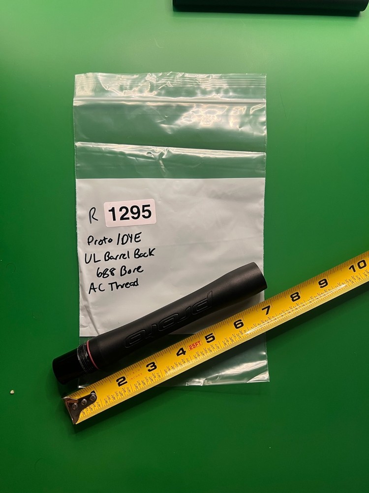 Proto/Dye UL Paintball Barrel Back 688 Bore AC Thread