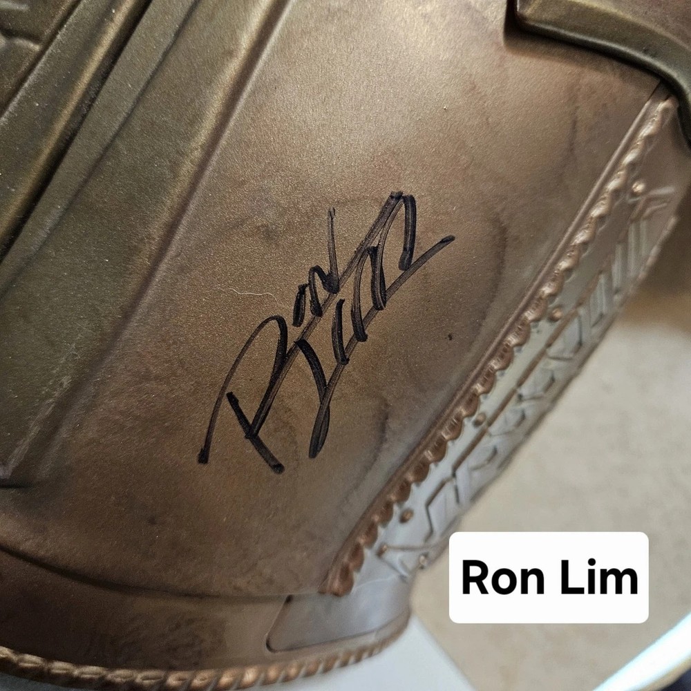 AVENGERS INFINITY GAUNTLET SIGNED 2X BY STARLIN & LIM HASBRO LEGENDS AUTOGRAPHED