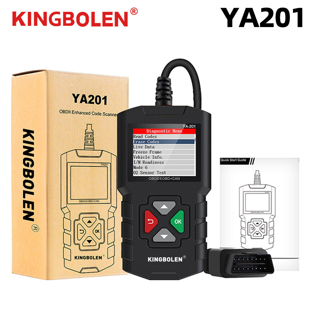 YA201 Car Full OBD2 EOBD Code Reader Professional Auto Scanner for Engine Check