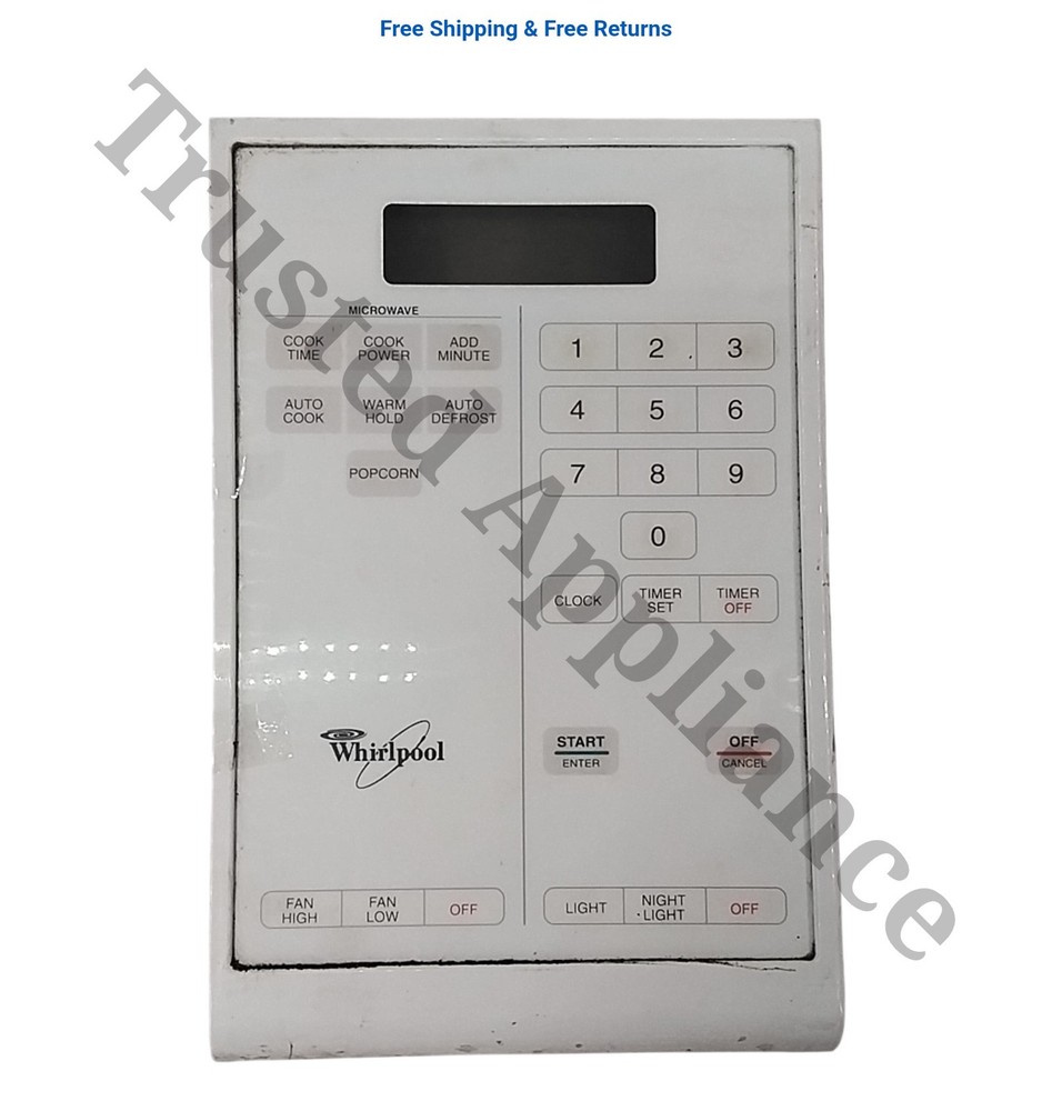 Microwave Control Panel Console 4358741 WHITE