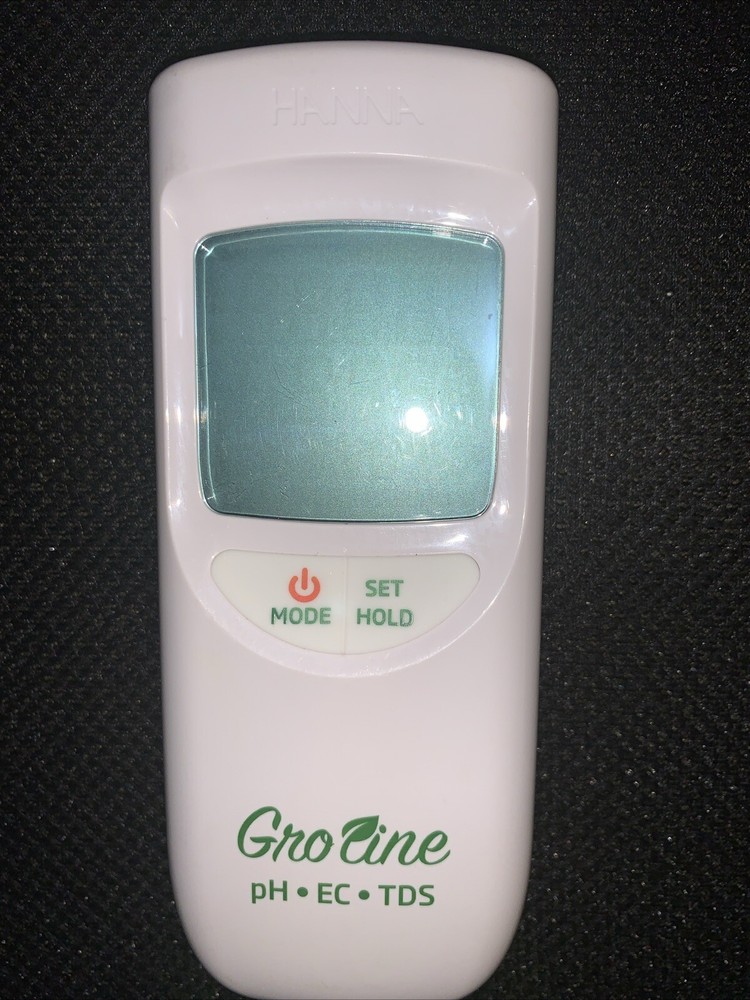 GroLine Hydroponic Waterproof pH/EC/TDS/Temperature Portable Meter.