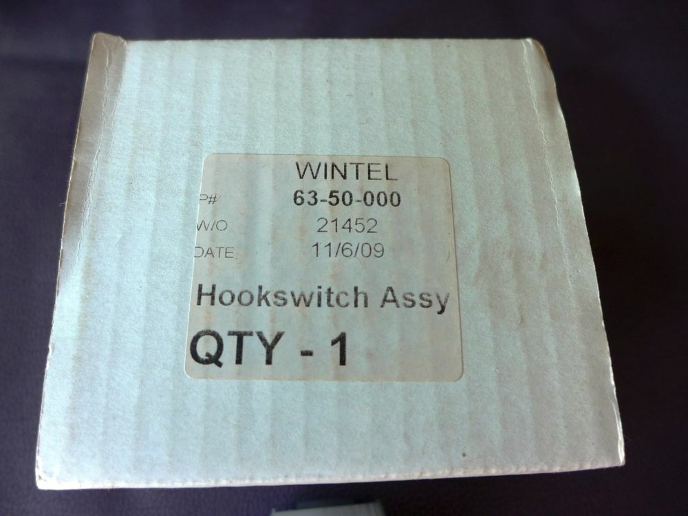 Wintel Hookswitch Assembly 21452 Satin-Chrome 63-50-000