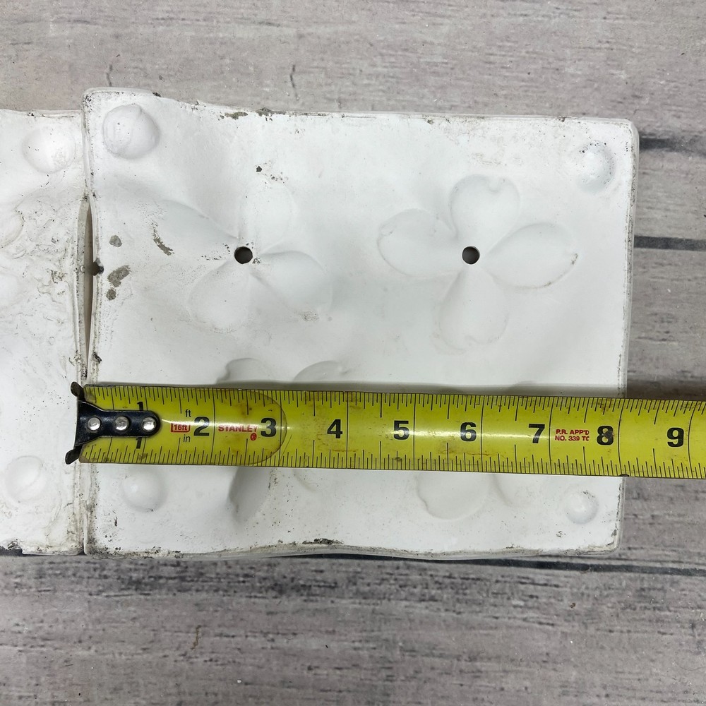 Unbranded Ceramic Casting Mold Flowers Figurine #101