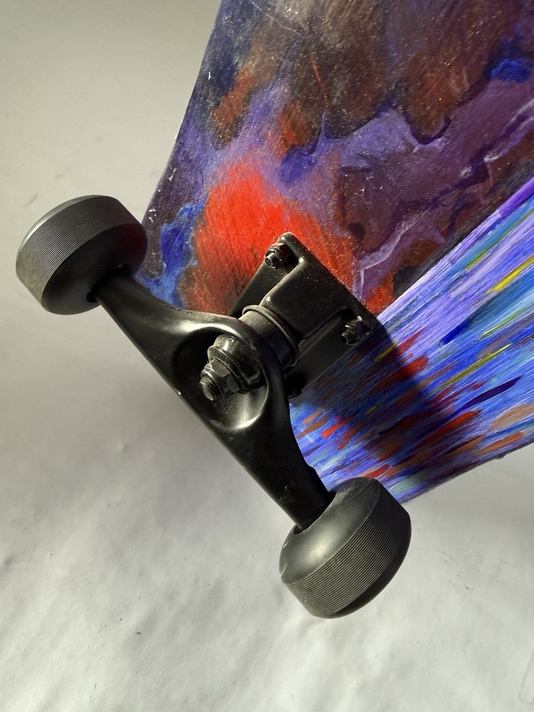 Skateboard (Custom Art) Multicolor Abstract Design