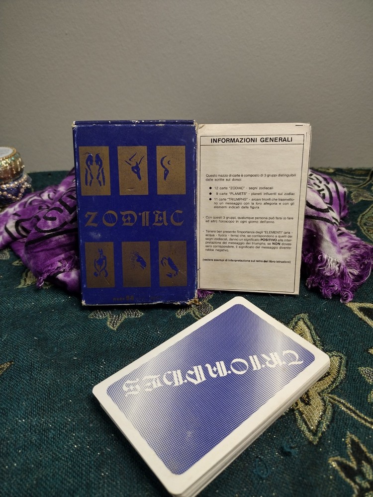 Zodiac Cards Moda 90 Vintage Oracle Tarot