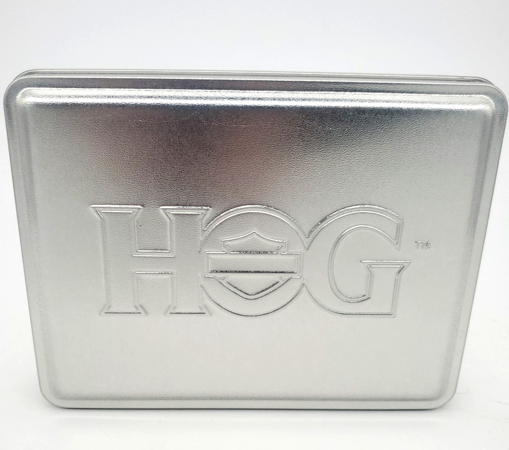 Harley Davidson HOG Patch Bell Pin Challenge Coin Tin Harley Owners Group