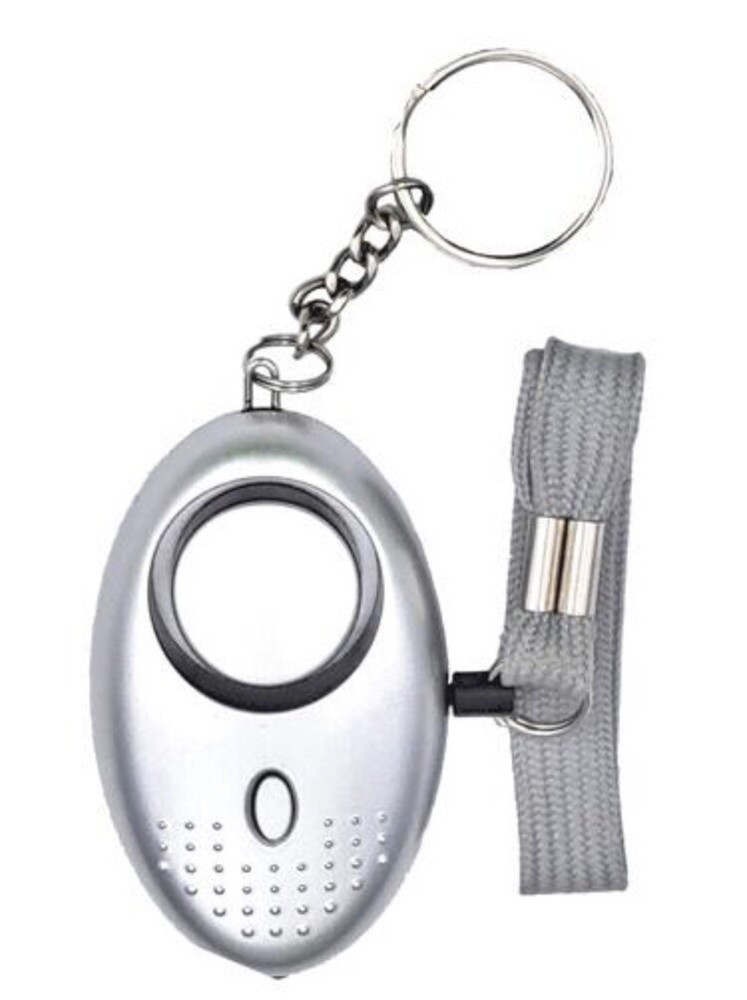 Safe Sound Personal Alarm 140DB Reusable Security Emergency Keychain + LED Light
