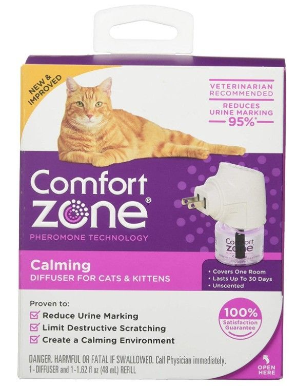 Cat, Comfort Zone Calming Diffuser Kit for Cats and Kittens (1 count)