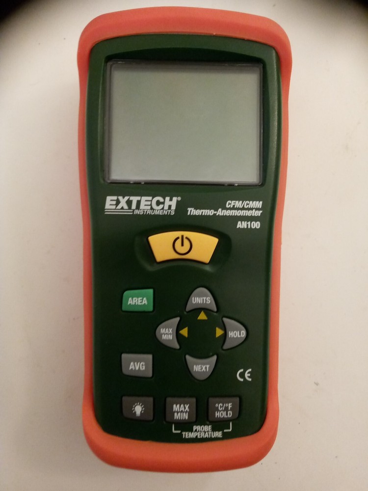 Extech Instruments CFM/CMM AN100 Thermo-Anemometer Without Vane Probe