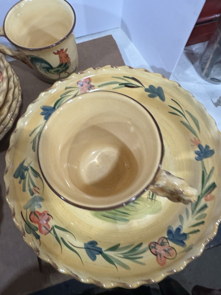 Vintage Home Rooster 16 Piece Dinner Set