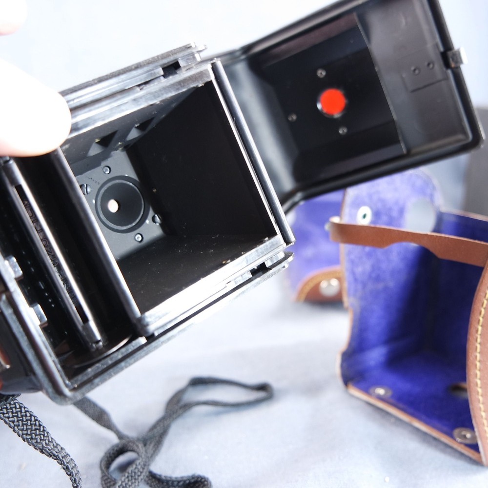 Nice ARGUS ArgoFlex SEVENTY FIVE Box Camera With Leather Case & Good Strap