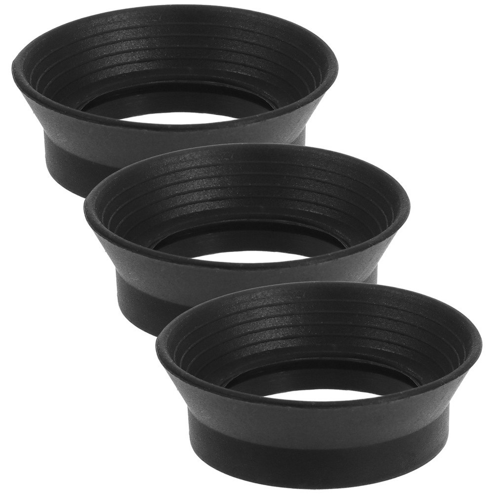 3 Pcs Binocular Eye Cup Cover Replacement Eyepiece Protectors Microscope Cups