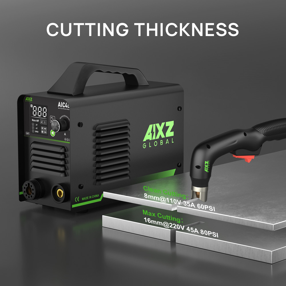 AIXZ 45A Non-HF Pilot Arc Cutting Machine Non-Touch IGBT Dual Voltage Cutter