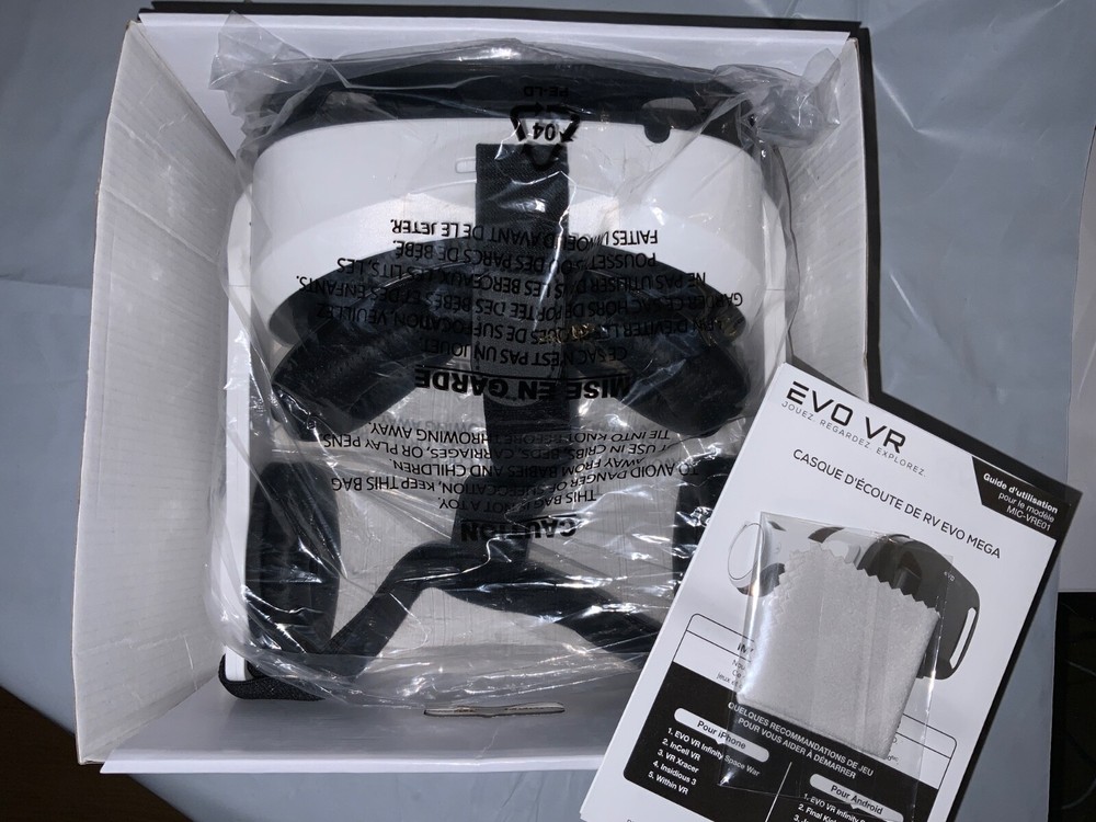 EVO MEGA VR WIRELESS VIRTUAL REALITY HEADSET for iOS, ANDROID