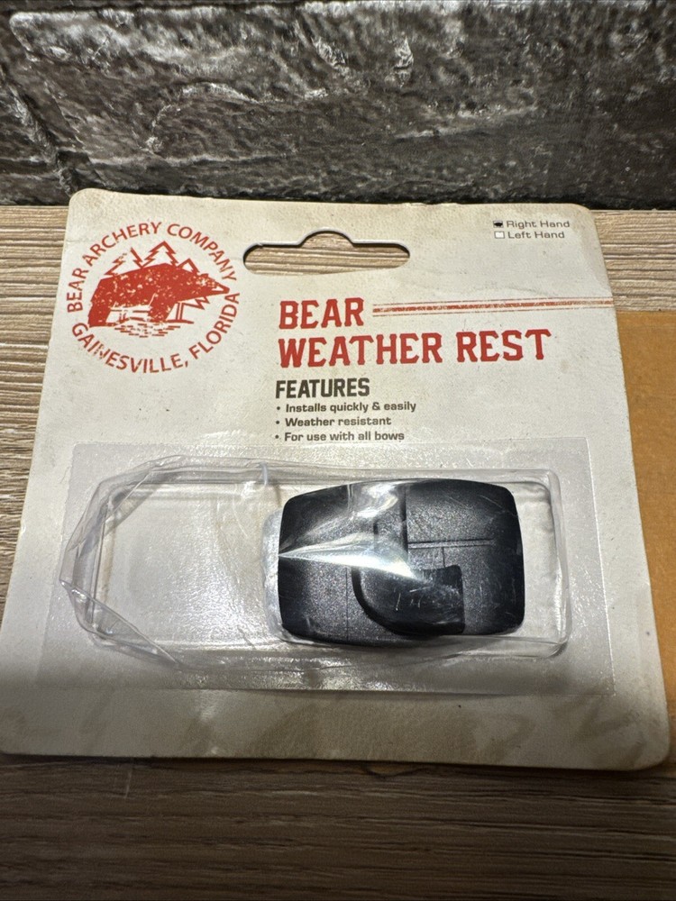 Bear Weather Rest Right Hand