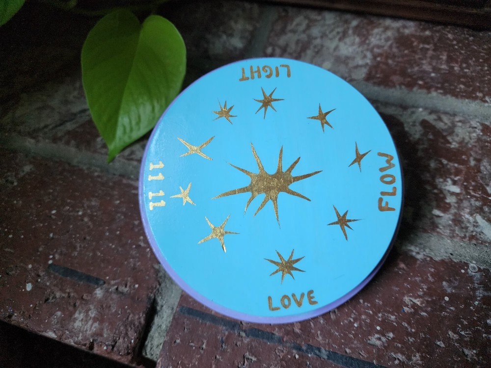 Coaster Pendulum Crystal Board