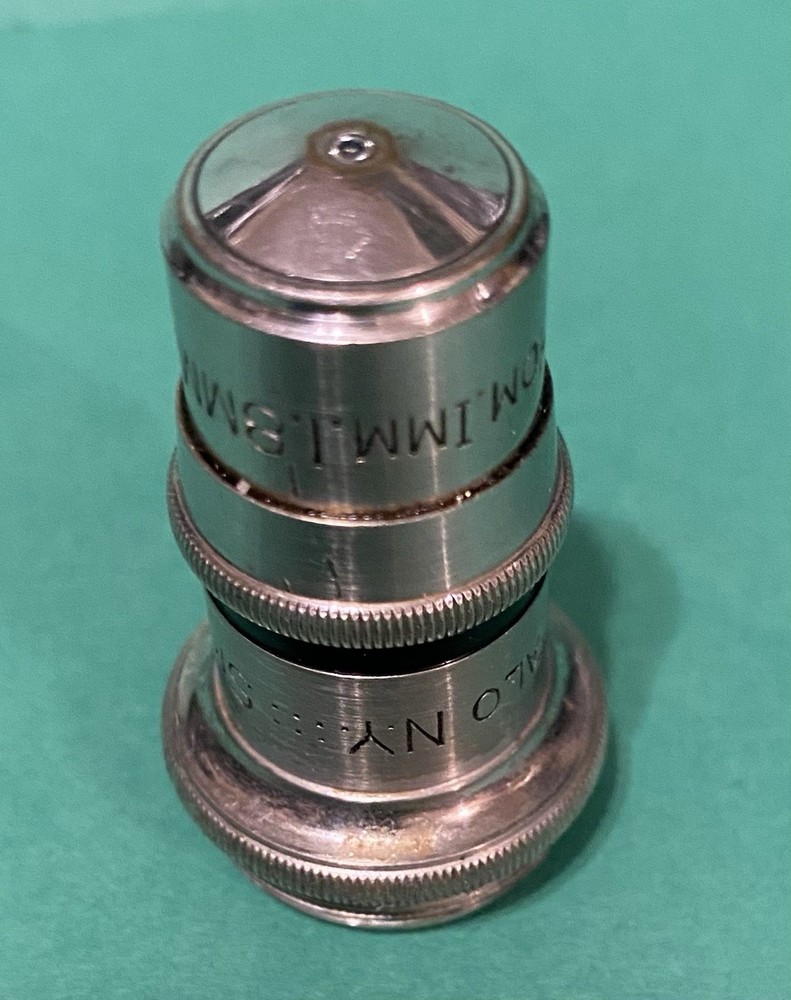 Vintage Spencer Microscope Objective Lens Marked Buffalo NY