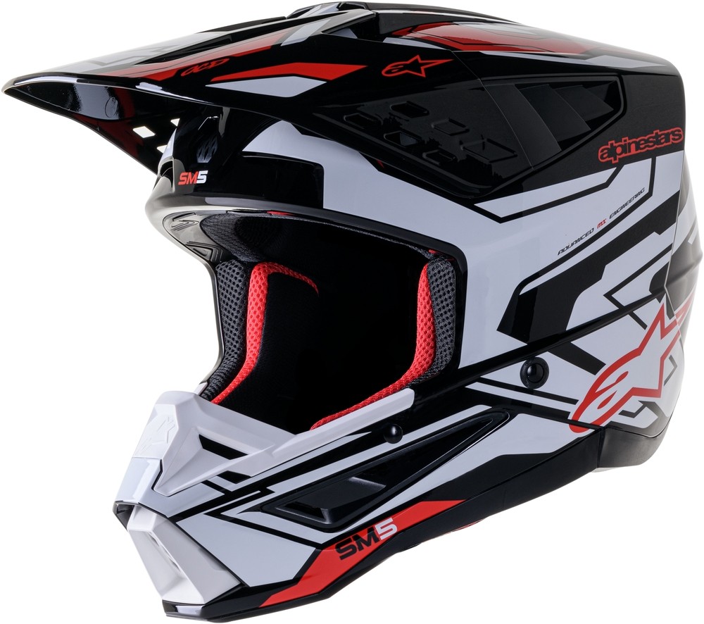 Alpinestars 8306123-1304-M S-M5 Action 2 Helmets Md Black