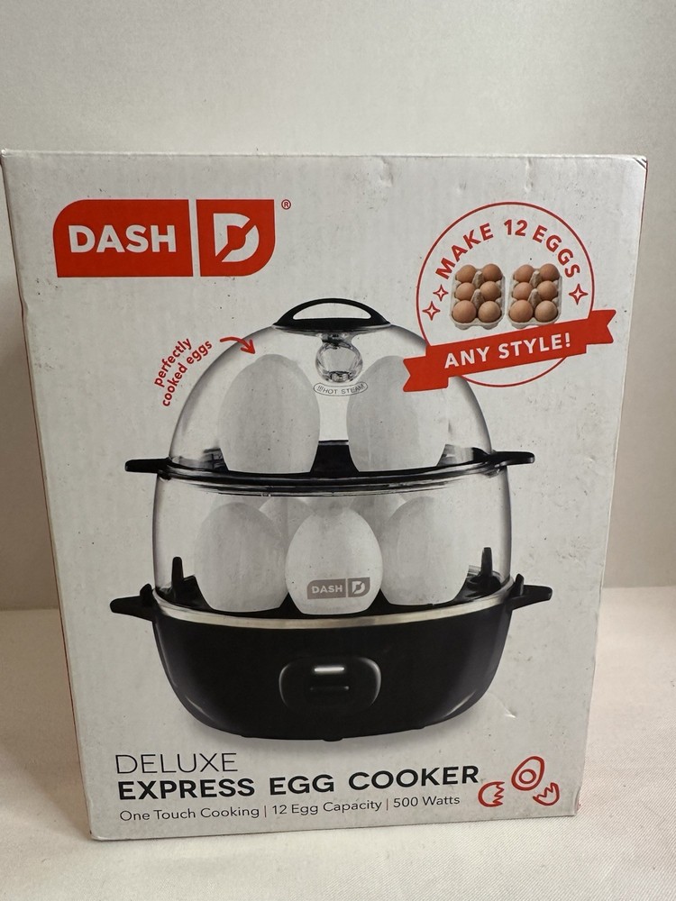 Dash Deluxe Express Egg Cooker New In Open Box TESTED