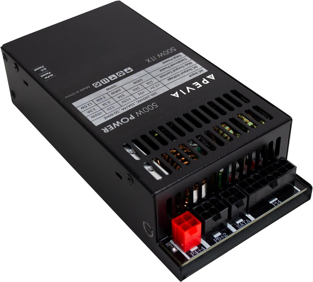 500W Fully Modular Mini ITX/Flex ATX Power Supply - Efficient Compact Design