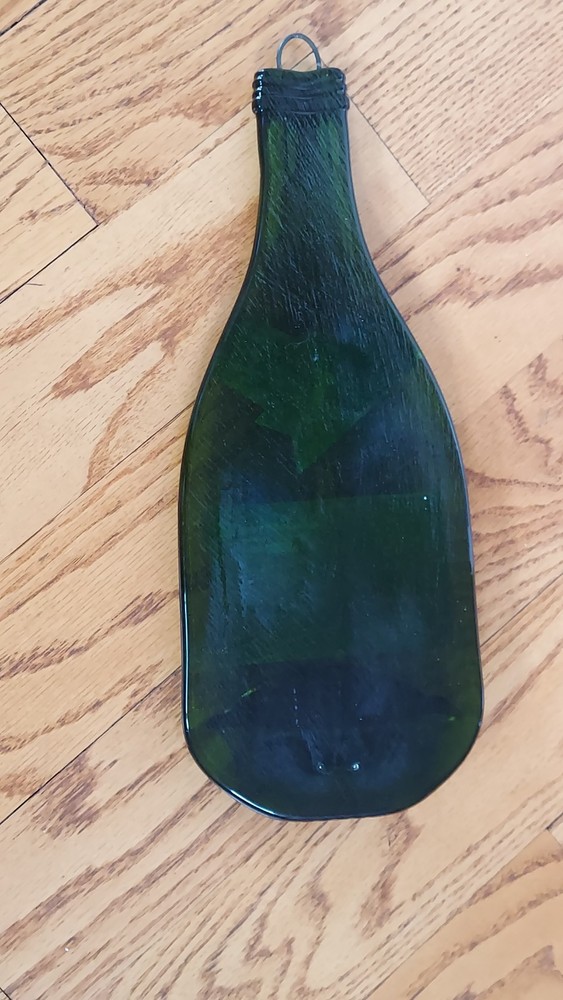 Glass Andre Champagne Bottle (Flattened Smashed)