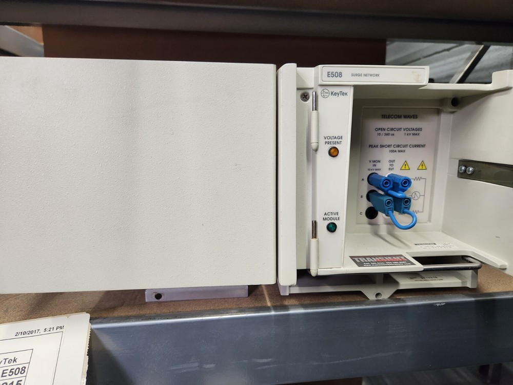 Thermo Keytek ECAT E508 Bellcore GR-1089-Core 10/360us network