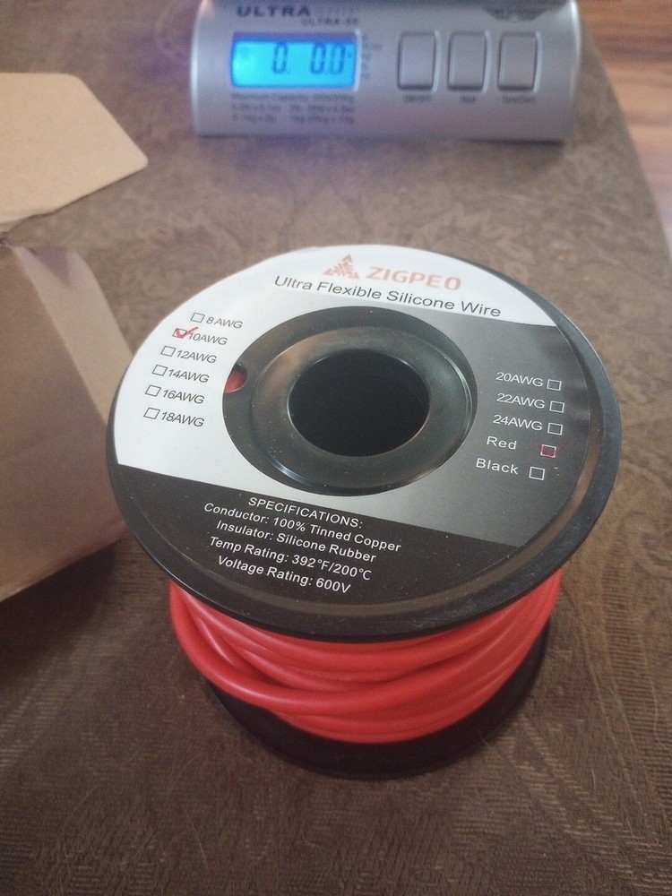 10 Gauge Silicone Wire 50 ft Silicone Wire Flexible Silicone Wire
