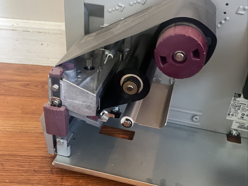 Zebra S4M Direct Thermal Barcode Label Printer LAN Serial USB Tested