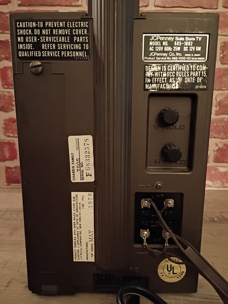 JCPenney Model 685 B/W TV