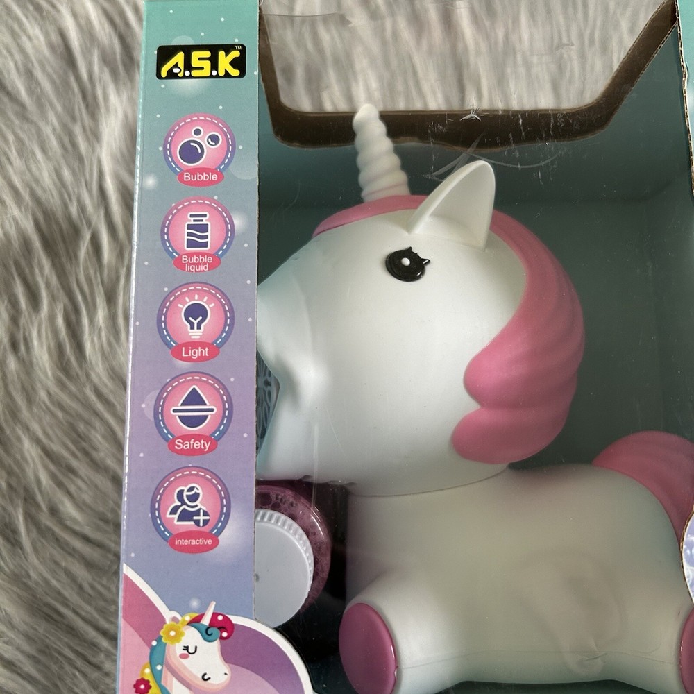 Unicorn Bubble Machine Blower Kids Toy