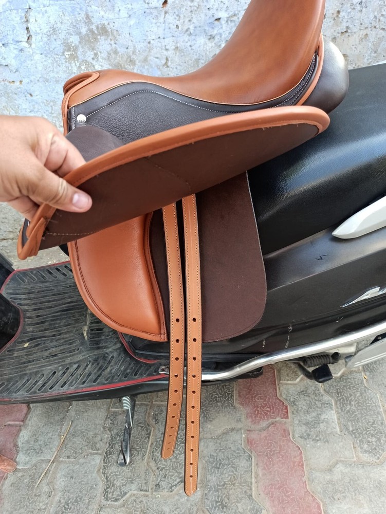 Leather Dressage Double Flap Saddle