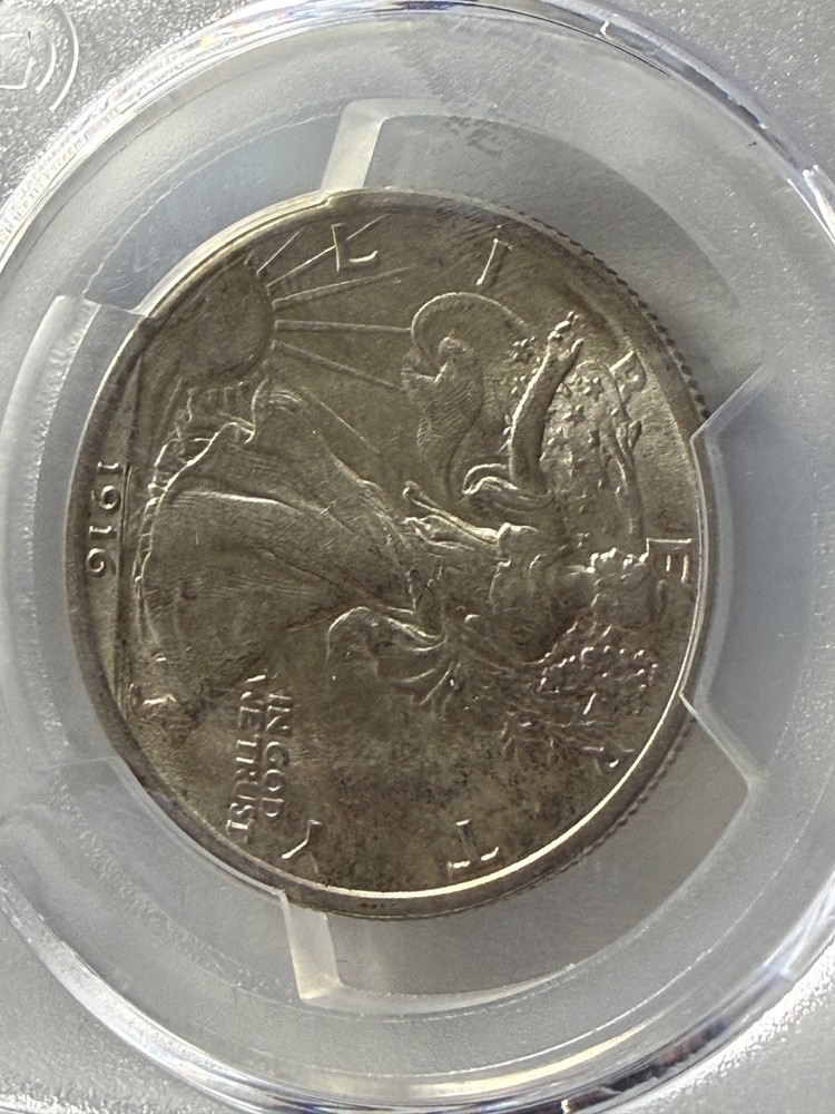 1916 50C Walking Liberty Half Dollar PCGS MS63 Stunning & Rare Top First Issue