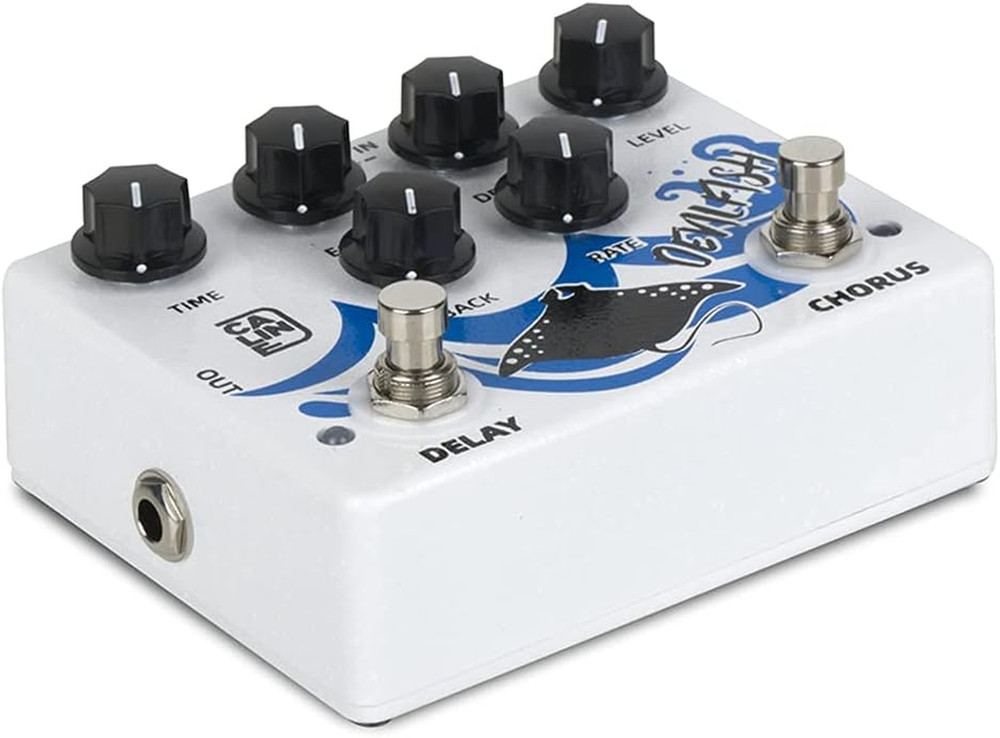 DCP-03 DEVILFISH Chorus Delay Effect Pedal Dual Guitar Pedal