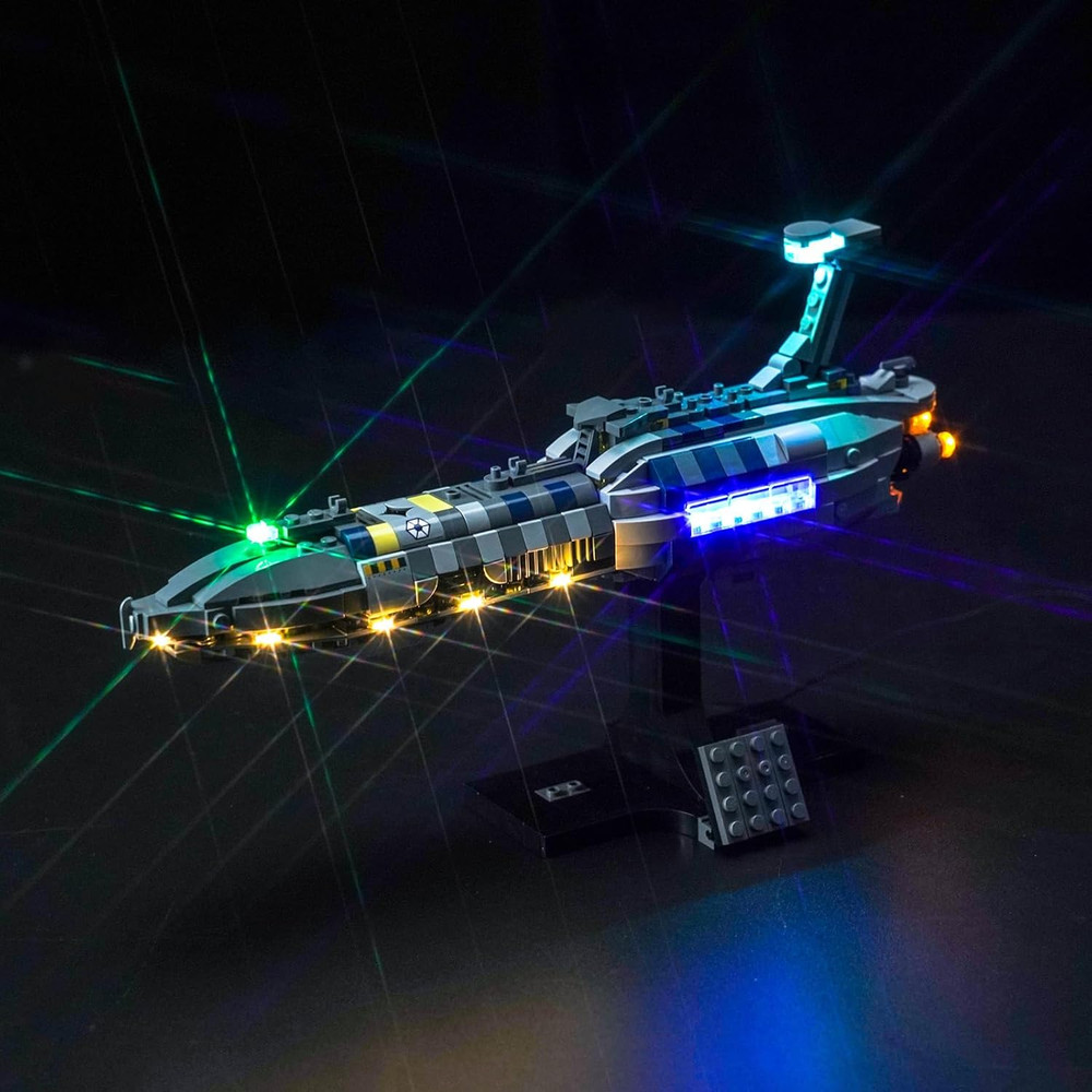 Upgraded Led Light Kit for Invisible Hand Building Set, Compatible with Le