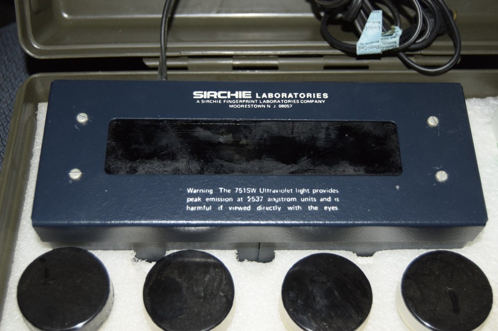 Sirchie Fingerprint Field Kit with UV Light **READ**